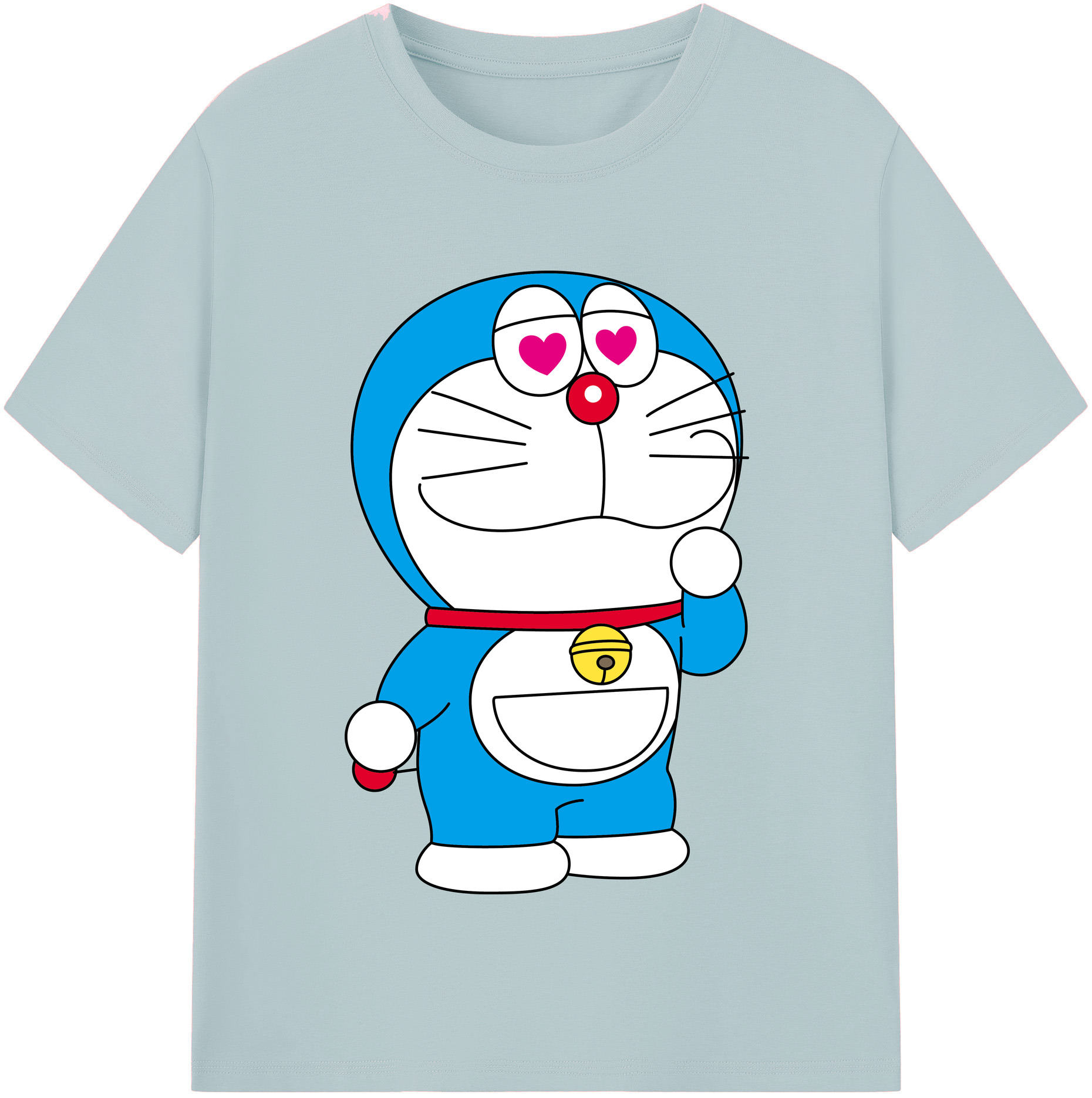 （画像用） ドラえもん Doraemon 綿100％半袖Tシャツ（フロントプリント）